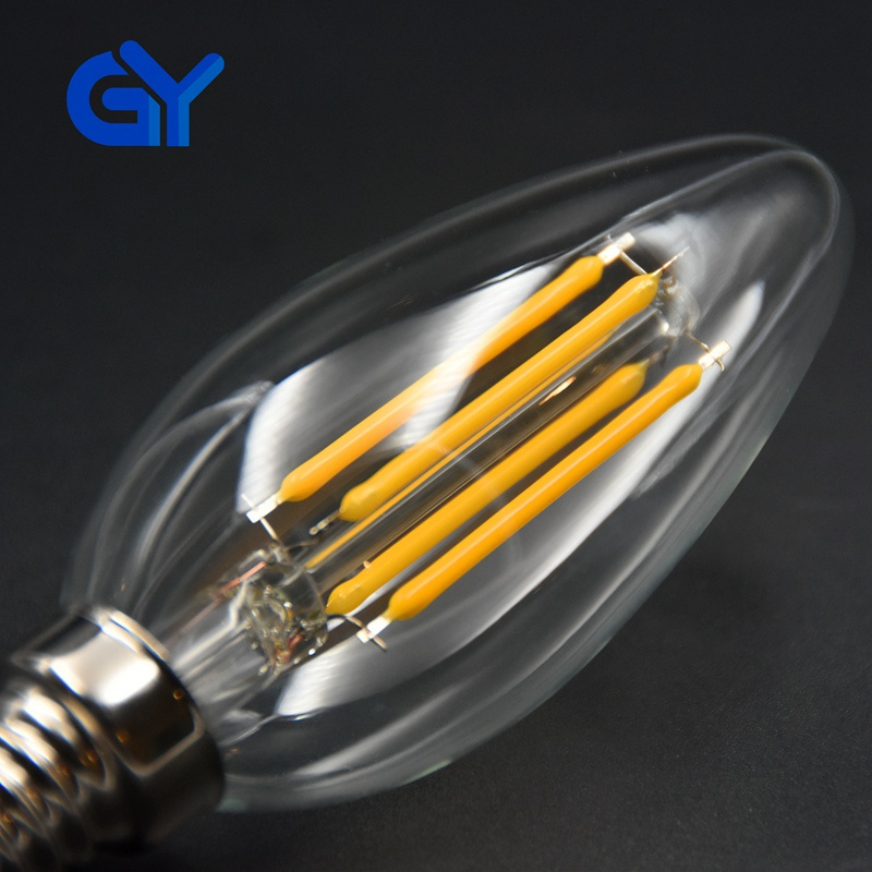 12V DC voltage dimmable edison led bulb e12 e14 C35 C32 led lighting bulb 2W 4W