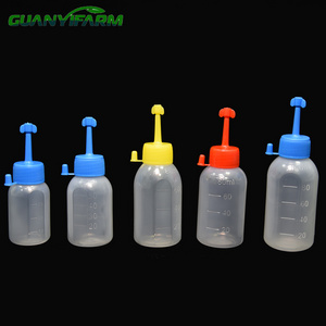 Factory sow gilts Plastic squeeze bottle with semen catheter insemination bottle for sperm collection bottle