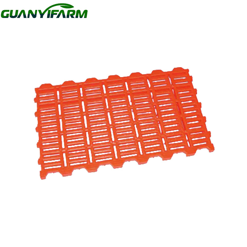 Guanyifarm sheep farm equipment plastic slat flooring stand PP 2.35kg 60*60cm green white plastic floor for goat farm