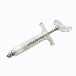 Guanyifarm veterinary injector syringe 10ml TPX vaccine syringe poultry automatic injector for pig farm