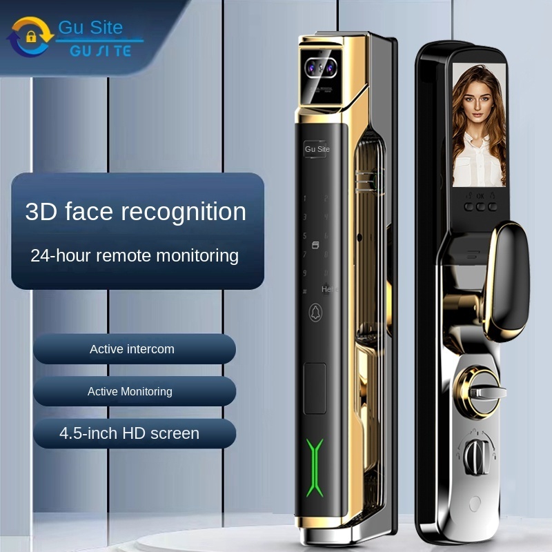 D29 Fingerprint lock password lock anti-theft door  fully automatic smart  visual cat eye remote WIFI home password lock