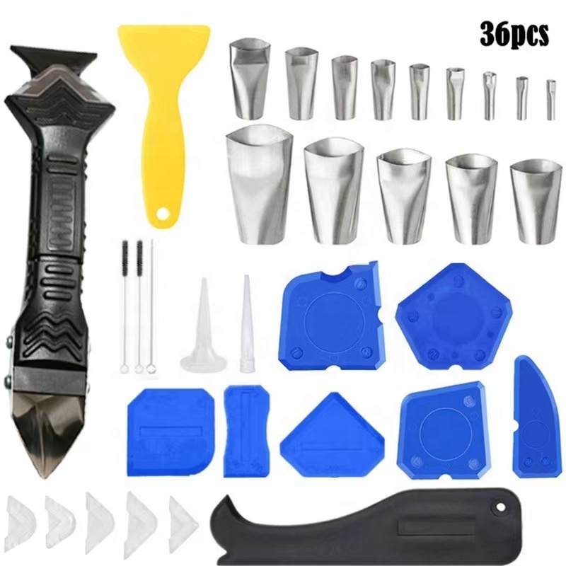 36 Pcs Caulking Finisher Tool Kit Beautiful seam shovel glue tools silicone trowel scraper