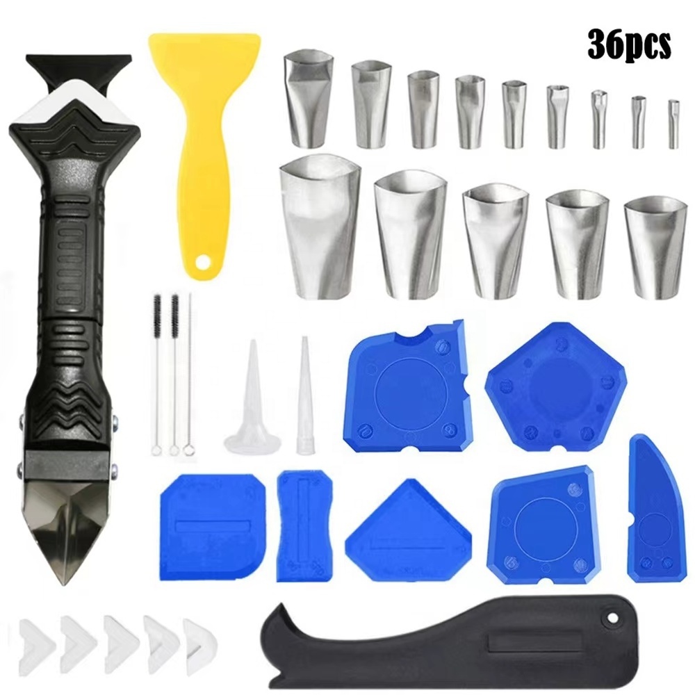 36 Pcs Caulking Finisher Tool Kit Beautiful seam shovel glue tools silicone trowel scraper