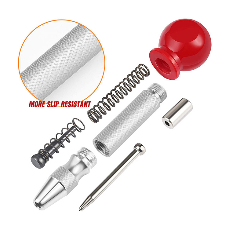 5 Inch Automatic Center Punches Adjustable Impact Hole Breaker Tool for Window Glass Wood Adjustable Impact Hole Breaker Tool wi