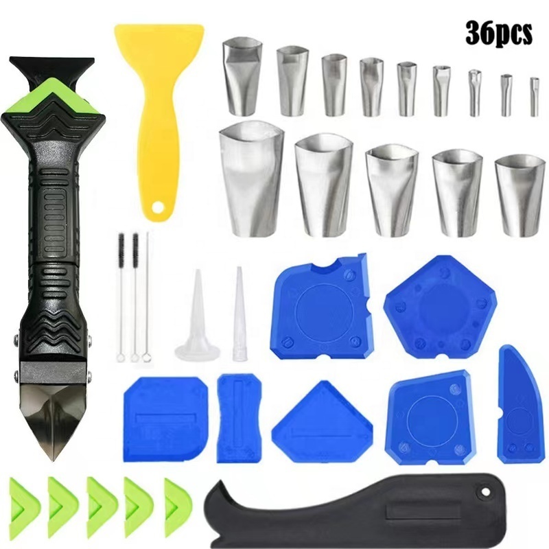 36 Pcs Caulking Finisher Tool Kit Beautiful seam shovel glue tools silicone trowel scraper