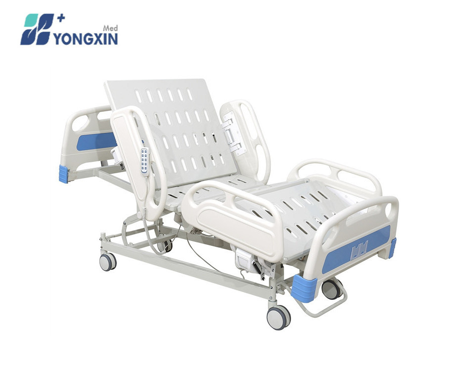 High quantity Five function electric ICU Standing hospital bed For Hospitals