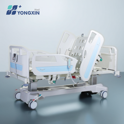 High quantity Five function electric ICU Standing hospital bed For Hospitals