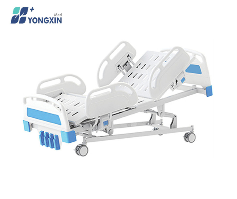 High quantity Five function electric ICU Standing hospital bed For Hospitals