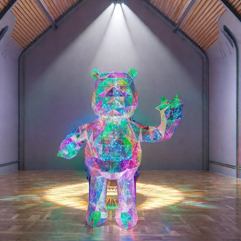 LED Illusionary Kaws PVC Christmas Decorations Outdoor Shopping Mall Lawn Holiday Ornament Party Decorations Holiday