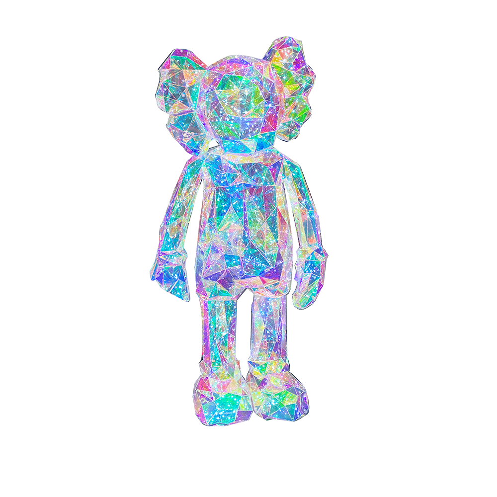 LED Illusionary Kaws PVC Christmas Decorations Outdoor Shopping Mall Lawn Holiday Ornament Party Decorations Holiday