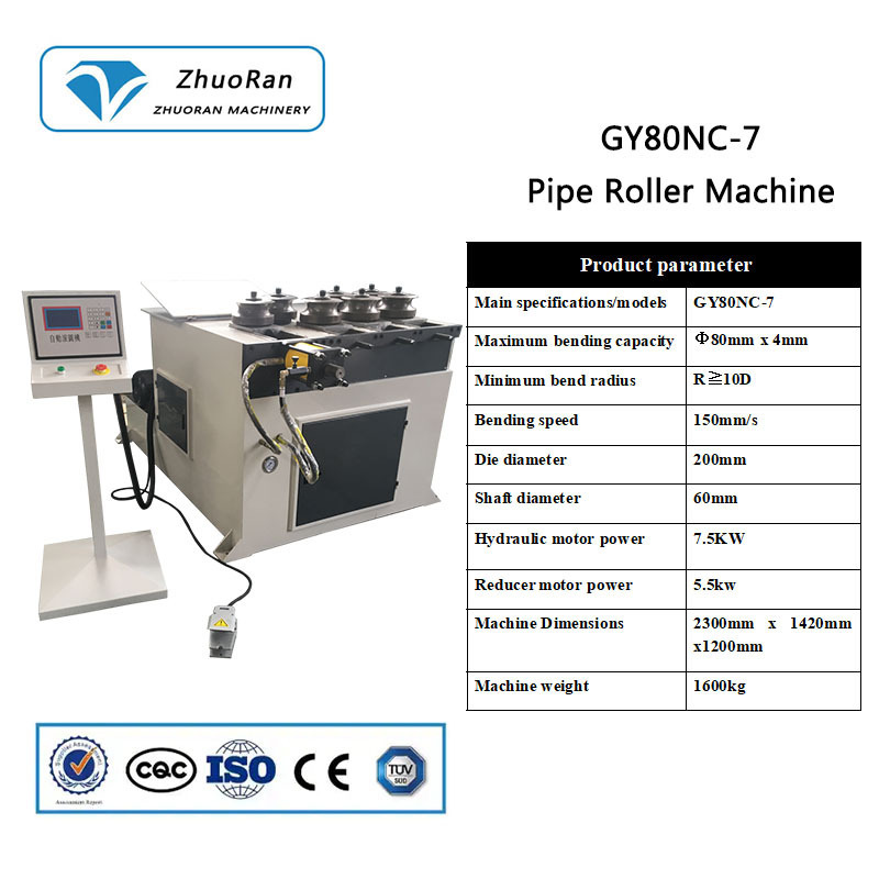 Chinese Manufacturer hydraulic pipe rolling machine stainless steel pipe rolling machine