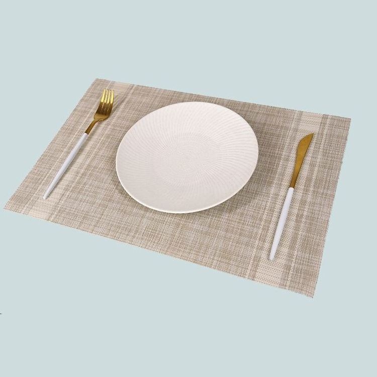 New super quality breakfast table plate mat , innovative pvc placemats and coasters