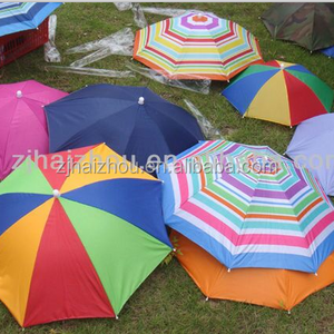 Wholesale Hiag Quality Colorful Mini Umbrella Hat Head Umbrella