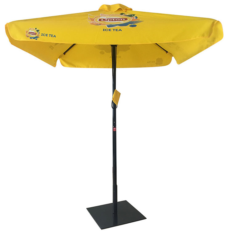 New Design Yellow Umbrella Portable Car Sun Shade Tent Umbrella manual Open