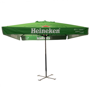 customized big size 3x3m3.5x3.5m 4x4m huge outdoor umbrella beer coffee drink bar parasol telescopic patio umbrella