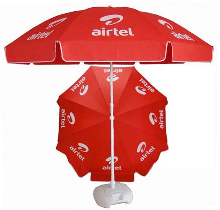 hot Sale design printed outdoor UV parasol Beach Umbrella sea umbrella