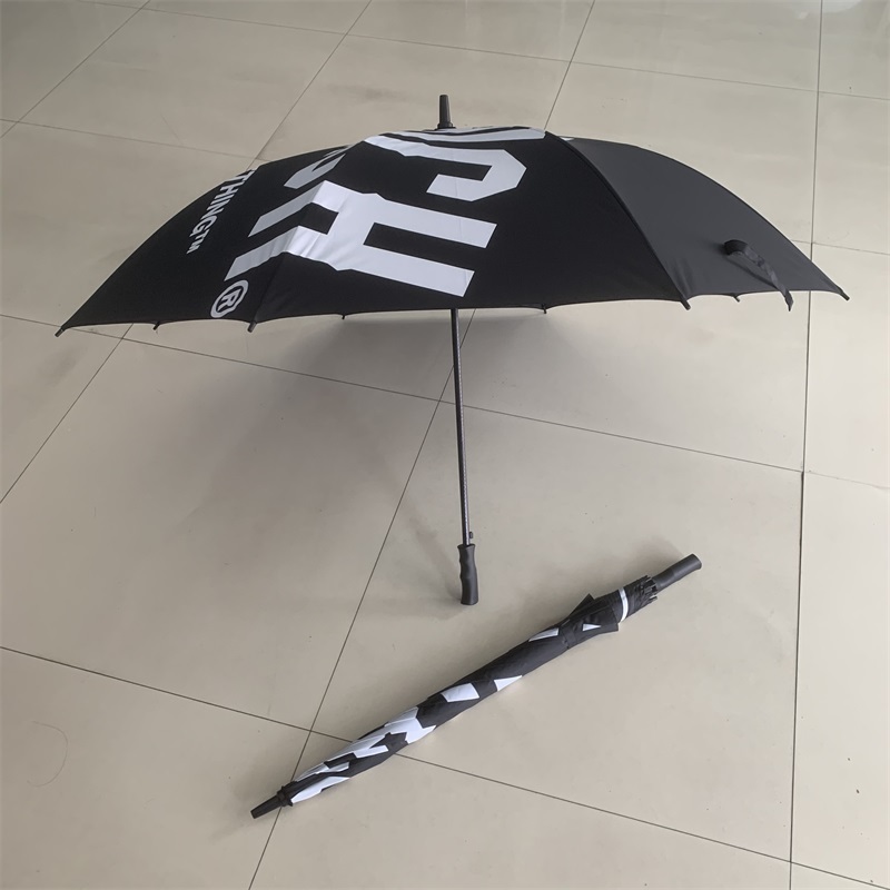 good quality customized big size windproof storm golf umbrella