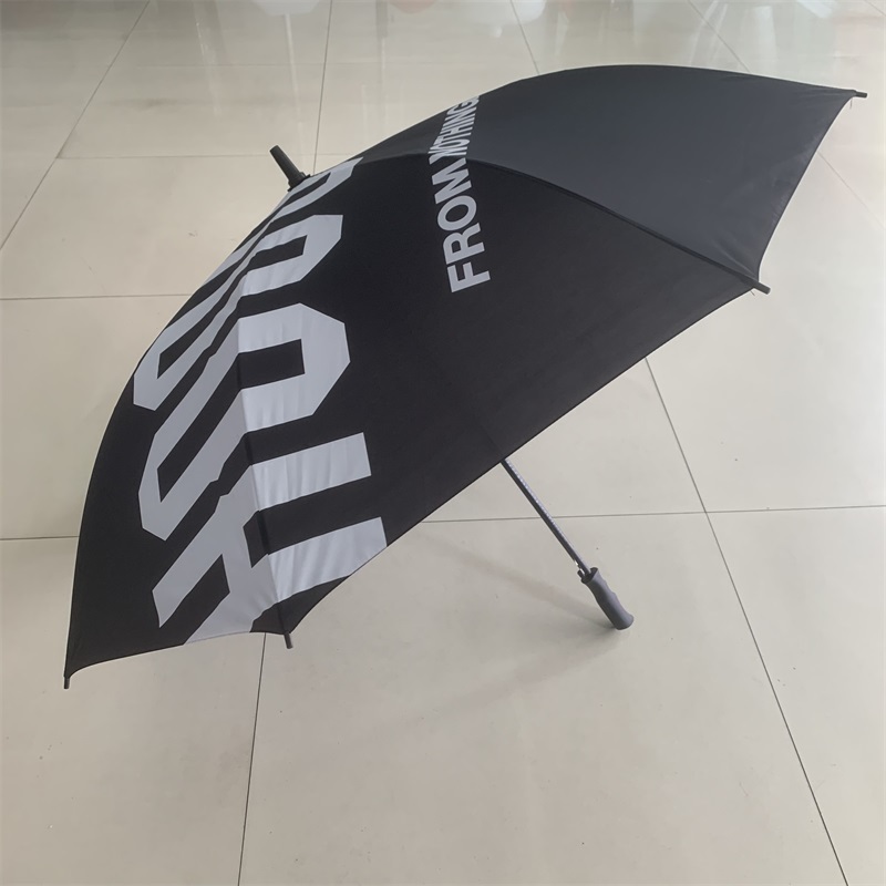 good quality customized big size windproof storm golf umbrella