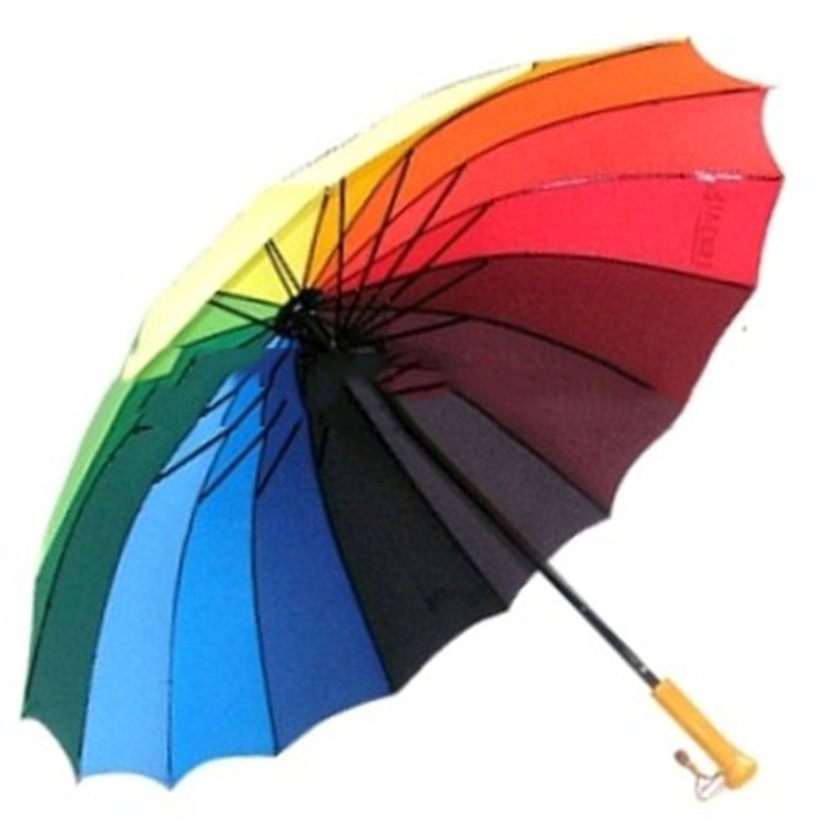 Hot Sale Outdoor Big Umbrella Rain Umbrella Custom Rainbow Advertising Golf Umbrella