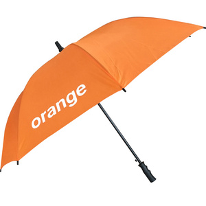 Orange Promotional Market Golf Umbrella