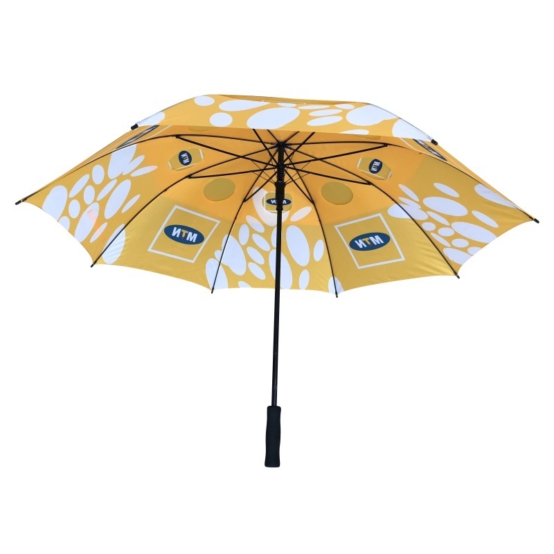 Orange Promotional Market Golf Umbrella