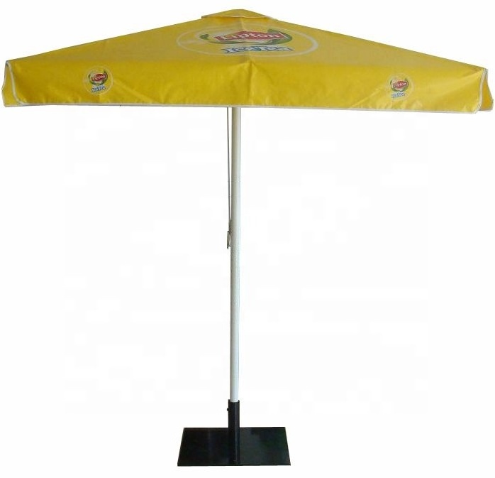 Promotional Square Waterproof Outdoor Umbrellas Patio Commercial Market Umbrella Custom-Made