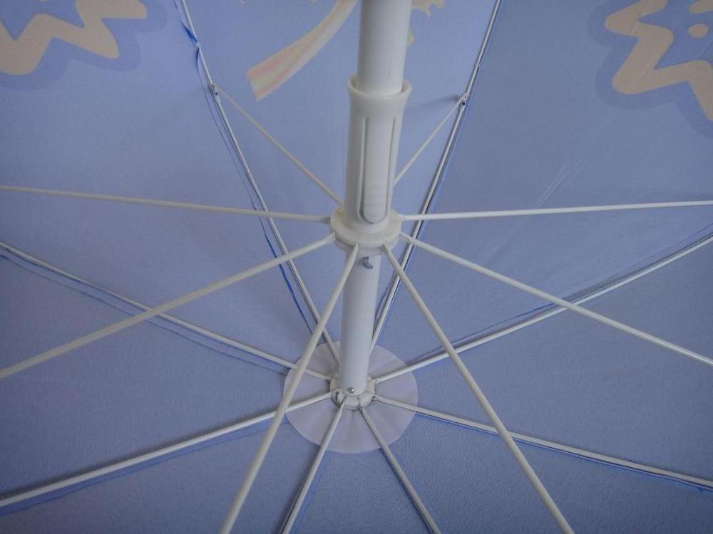 Factory Price Rainbow Beach Umbrella Adviseing Straw Beach Umbrella Promotional  Beach Umbrella