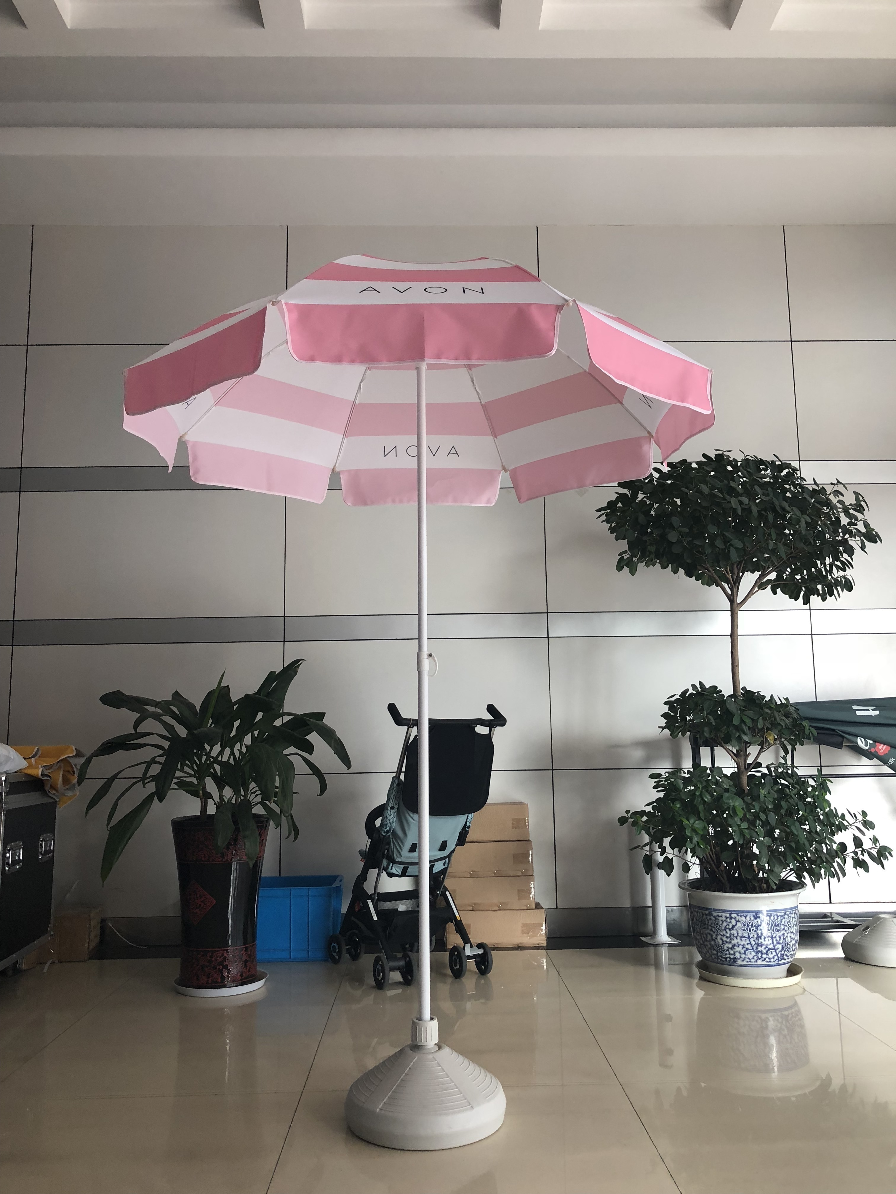 Portable Sun Beach Umbrella Custom Beach Umbrella With Fringe With Good Price