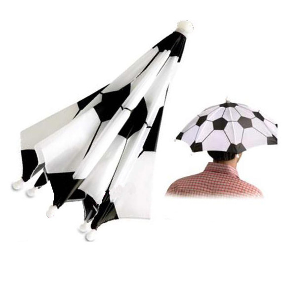 35cm promotional UV protective head umbrella flag umbrella