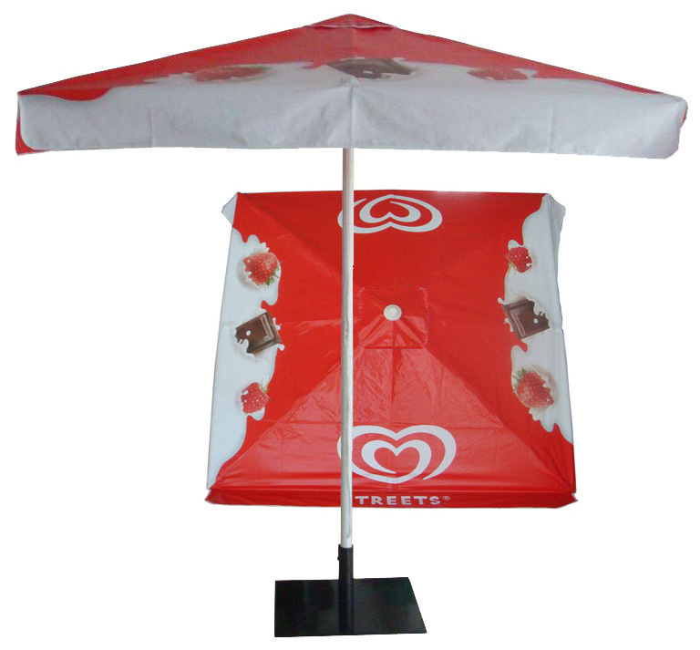 OEM square Customized Outdoor wooden sun garden parasol umbrella Garden large Patio Umbrella bar parasol