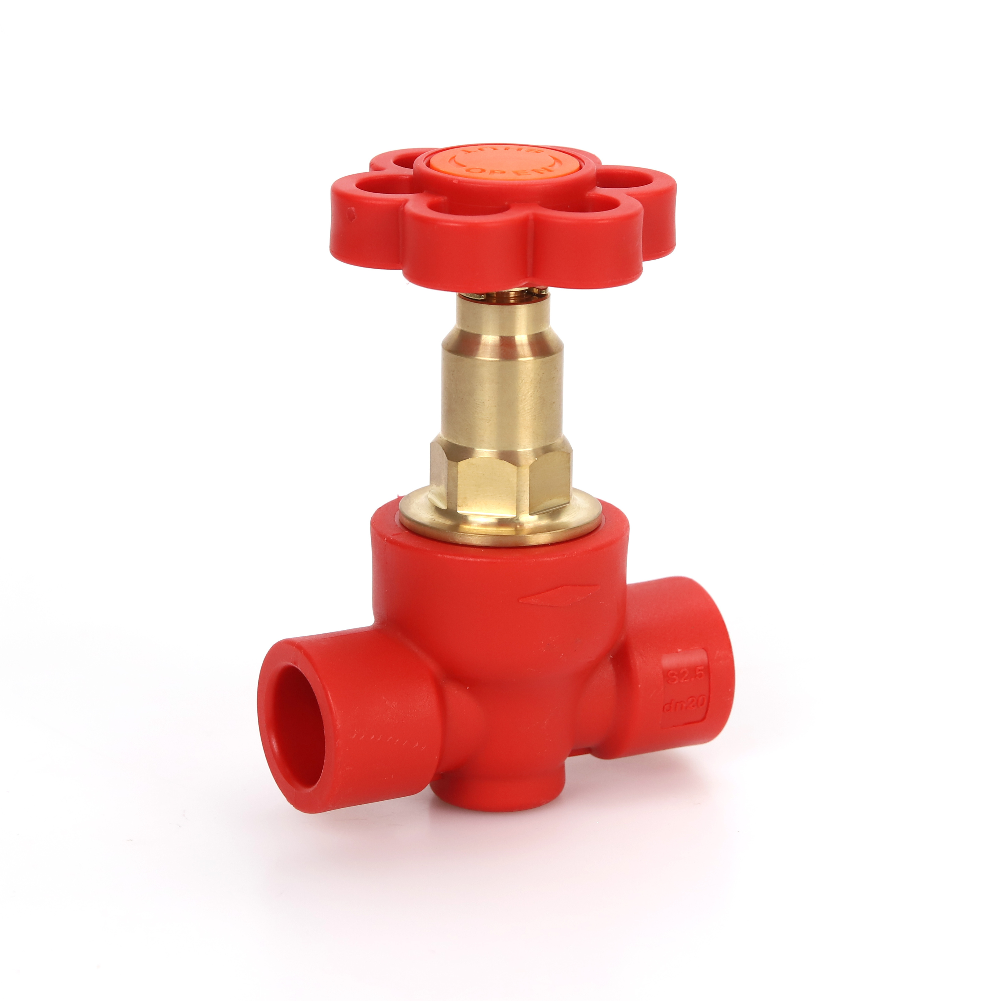 factory supply plumbing material ppr ball valve water pipe connector ppr stop valve plastic ppr gate valve