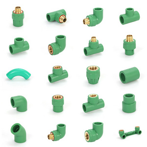 wholesale plumbing material ppr fitting plumbing water pipe accessories plastic ppr pipe connector