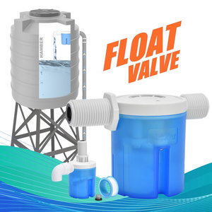 mechanical float valve plastic water flow control valve pond float valve