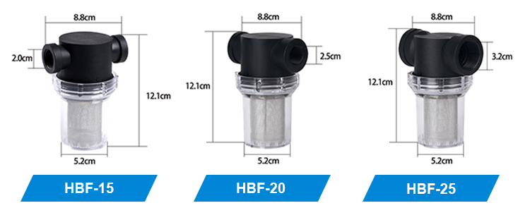 Good Quality High Flow domestic Household Inline Mesh  Water Purifier Strainer Pipeline Filter