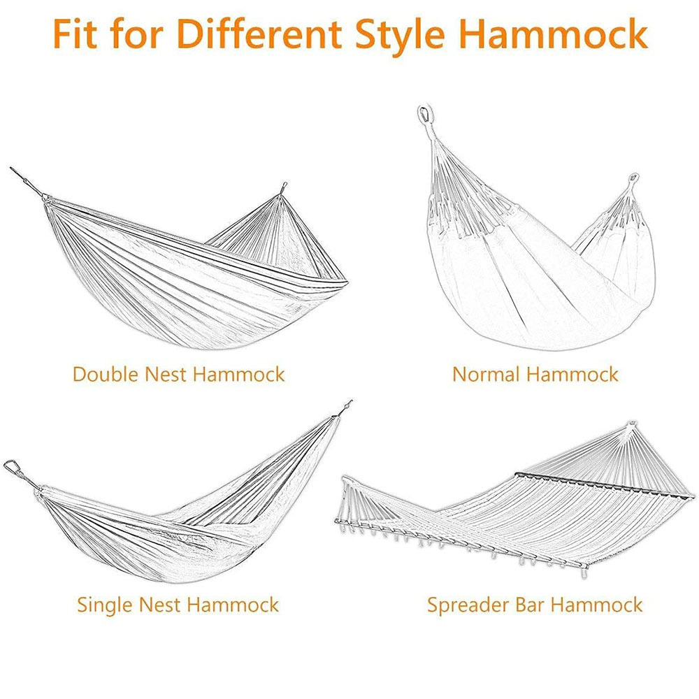 HMK Hammock Stand  Heavy Duty 440 LBS Capacity 2 Person 1 Carry Bag Outdoor Indoor Steel Hammock Frame Hammock Stand