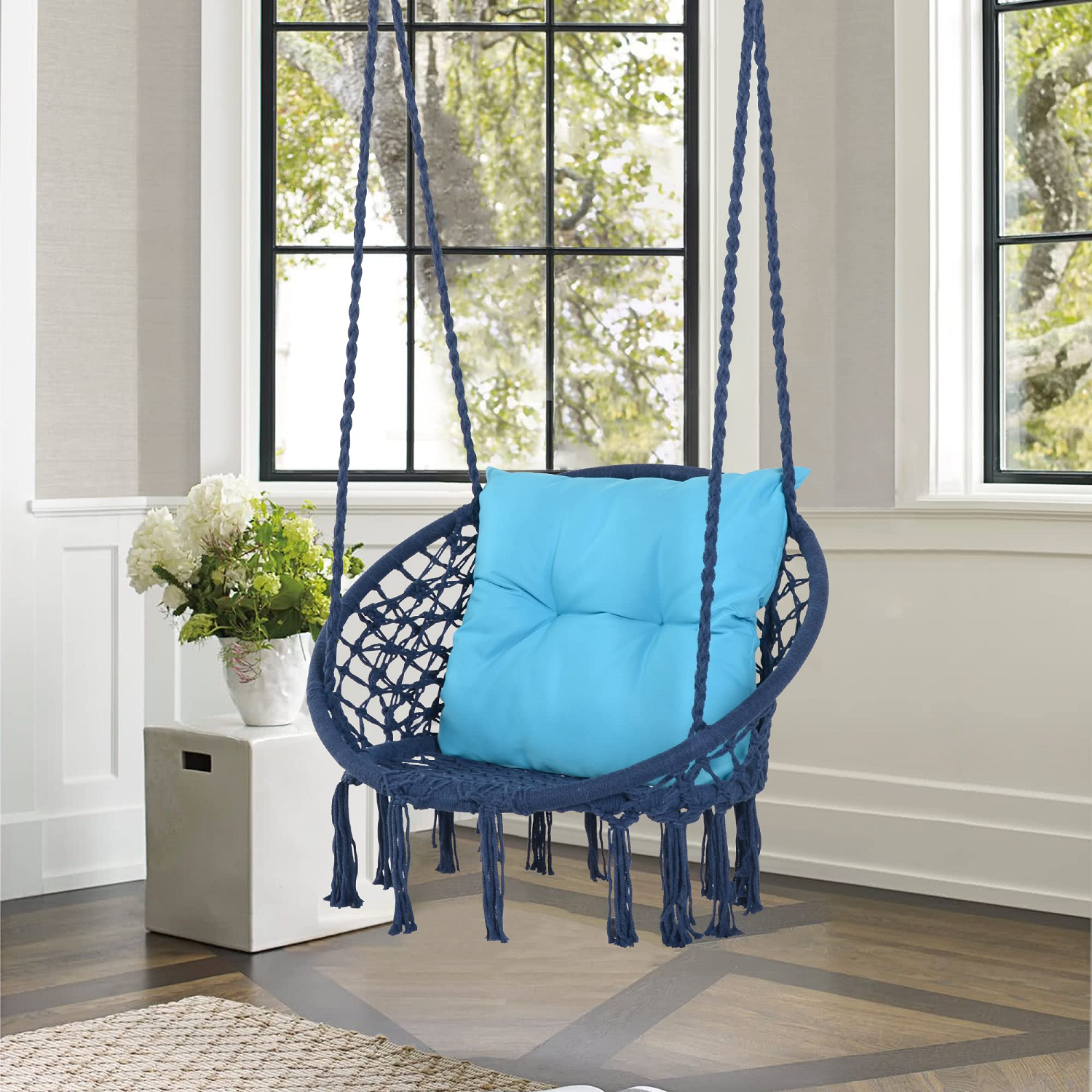 HMK Hammock Chair  Hanging Swing Bed Outdoor Swing Chair Hanging Chair Swing Indoor patio