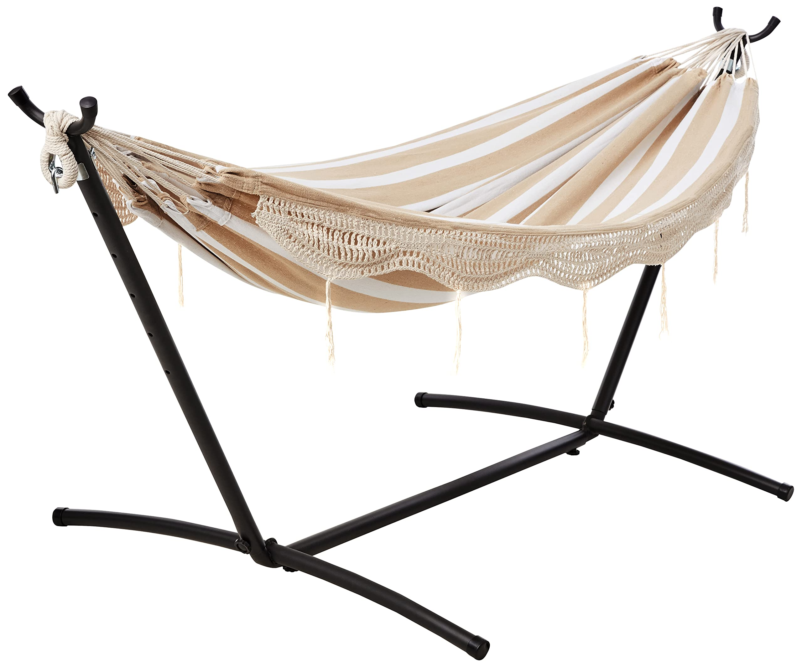 HMK  new design swing hammock with goat's horns outdoor and indoor hammock swing for recreation