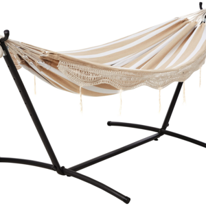 HMK  new design swing hammock with goat's horns outdoor and indoor hammock swing for recreation