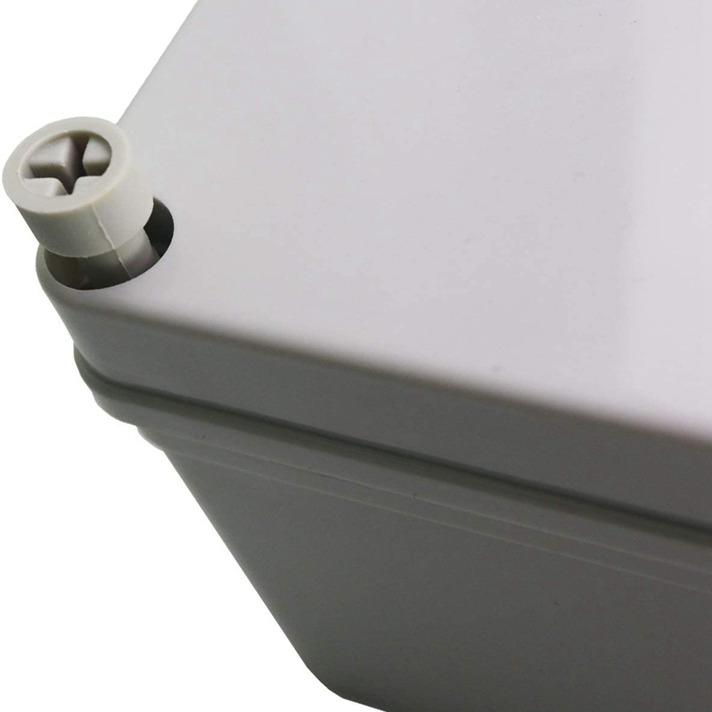 ABS waterproof junction box with rubber plug plastic junction box enclosure ip68 ip66 ip65 pvc box outdoor