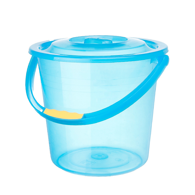 Multi scale buckets with lid plastic economic price transparent plastic bucket