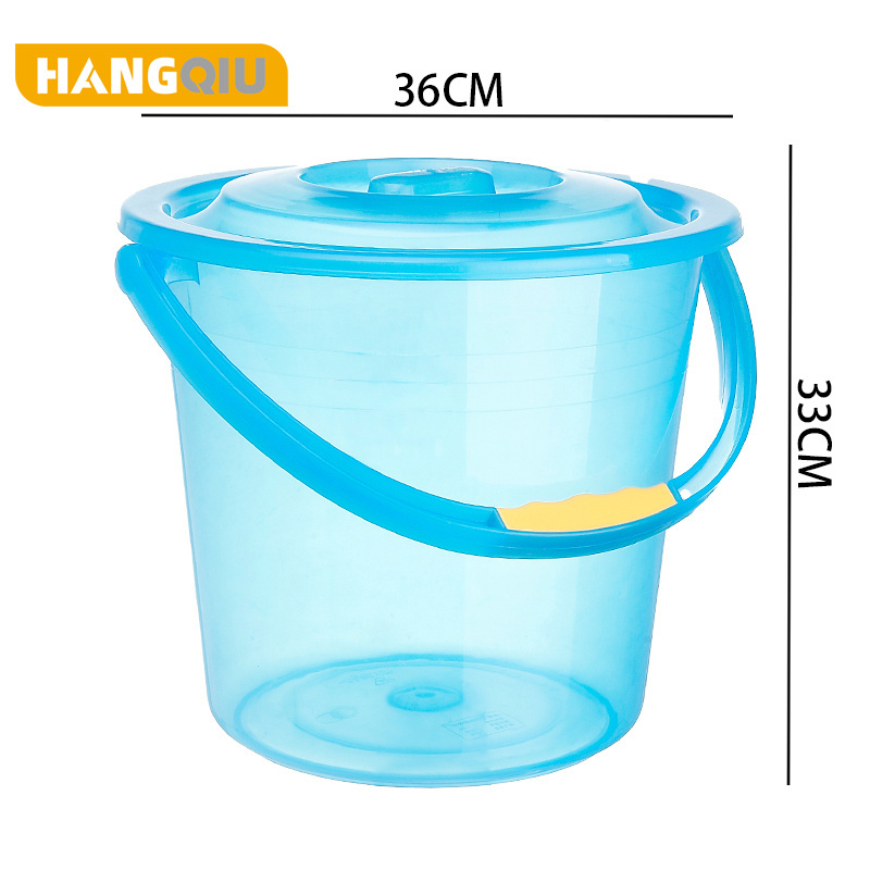 Multi scale buckets with lid plastic economic price transparent plastic bucket