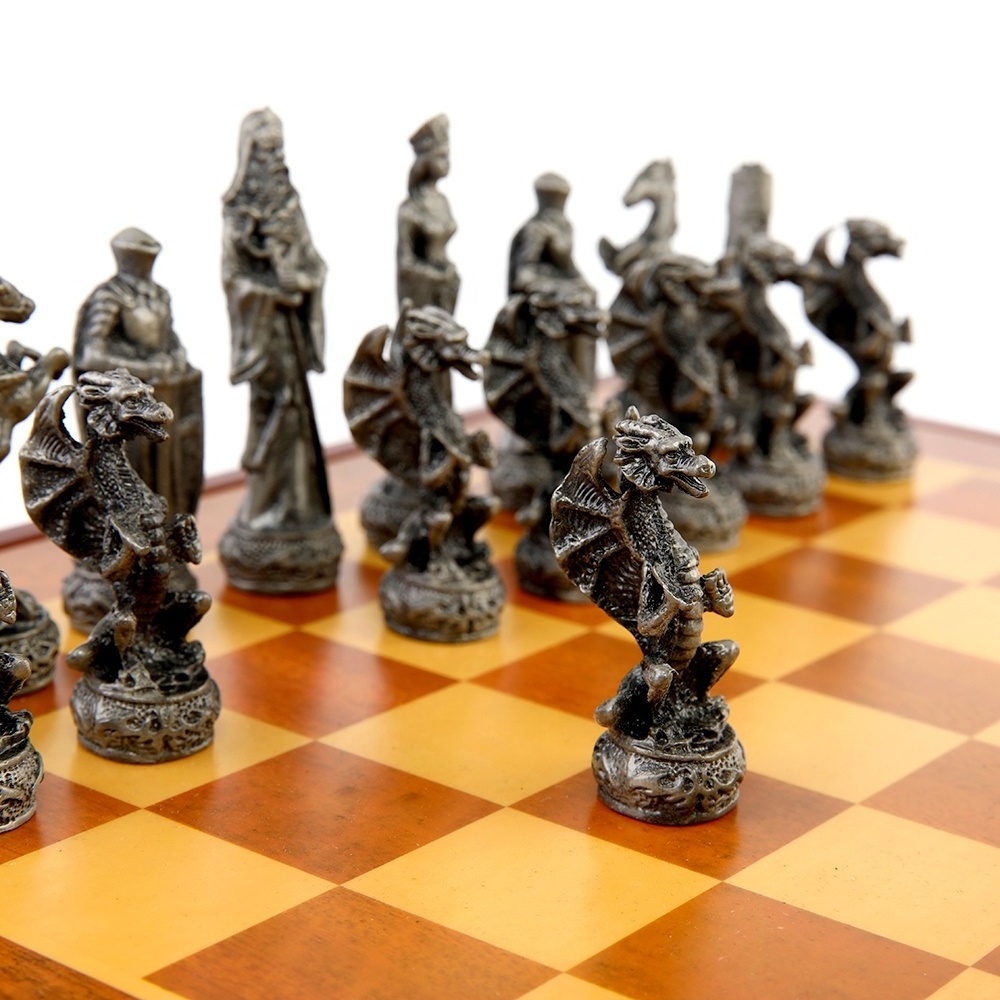 Medieval Theme chess pieces set