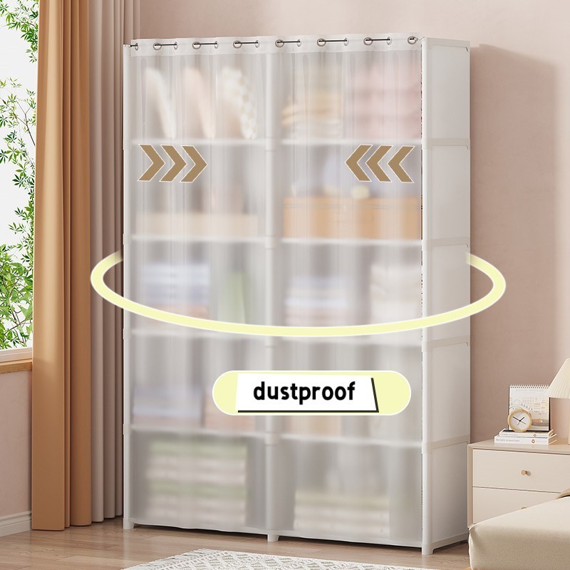 Dustproof multifunctional storage rack bags toys lockers clothes storage cabinets household dormitory wardrobes