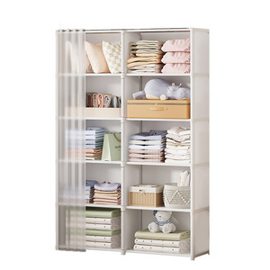 Dustproof multifunctional storage rack bags toys lockers clothes storage cabinets household dormitory wardrobes