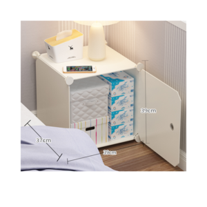 Simple home storage closet dustproof waterproof bedroom plastic storage wardrobe clothes toys book storage closet