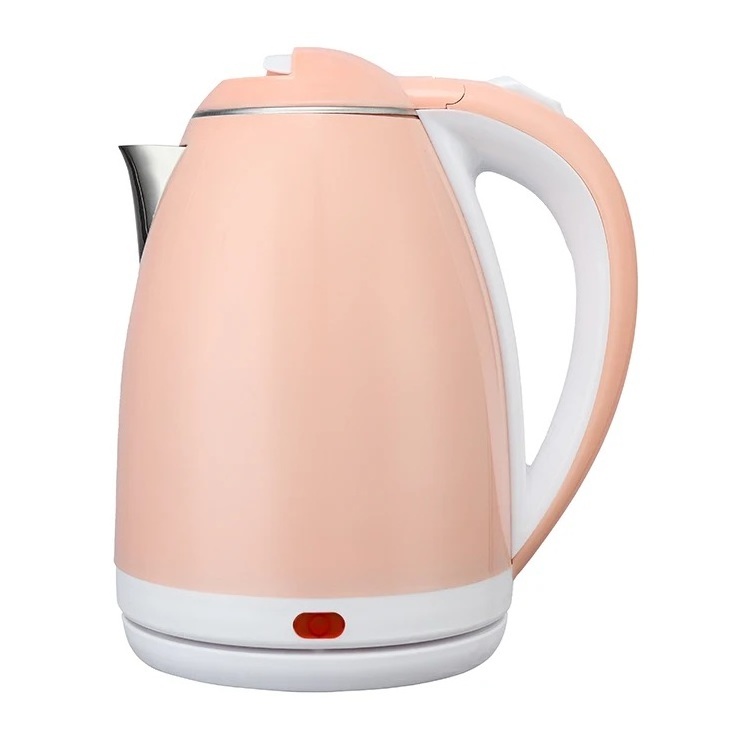 Hot Sell 2.0L 1500W 220V color plastic shell anti scalding fast electric kettle