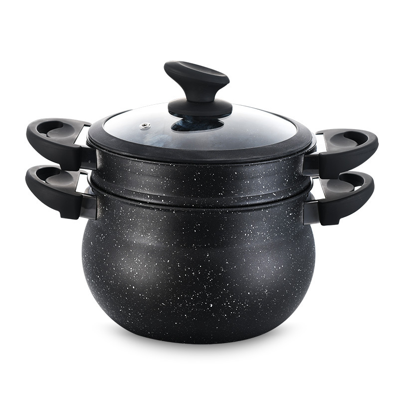 Couscous Steam Pot Big Breath Seafood Steamers for Health Use