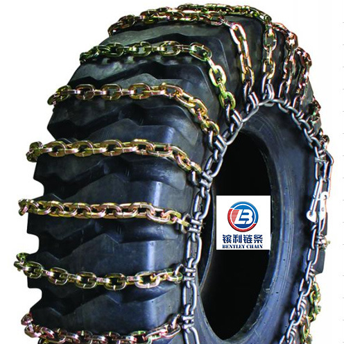 Alloy tractor Chain 6500'S Square Link Loader Chain Reversible Tire Chain 6512-2