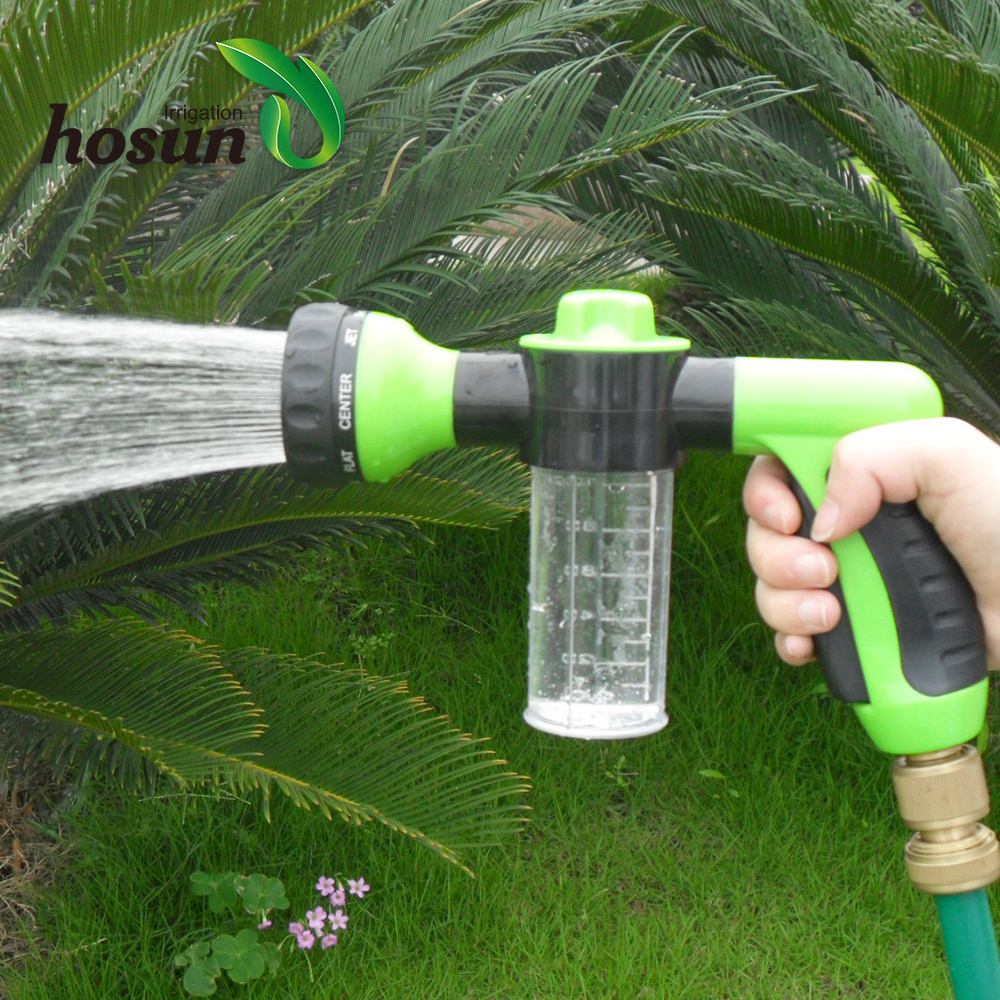 Hongchen cleaning and watering soap nozzle water and soap dispenser spray gun for car washing