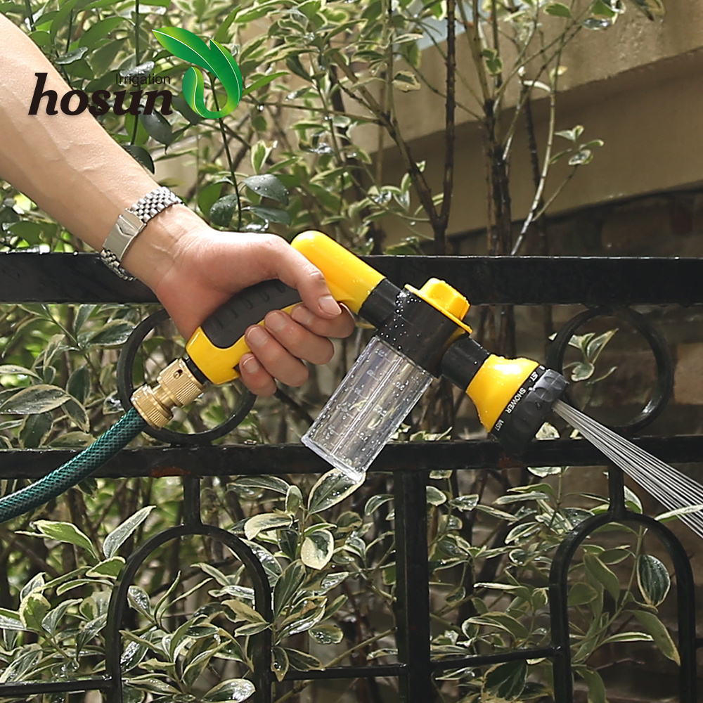 Hongchen cleaning and watering soap nozzle water and soap dispenser spray gun for car washing